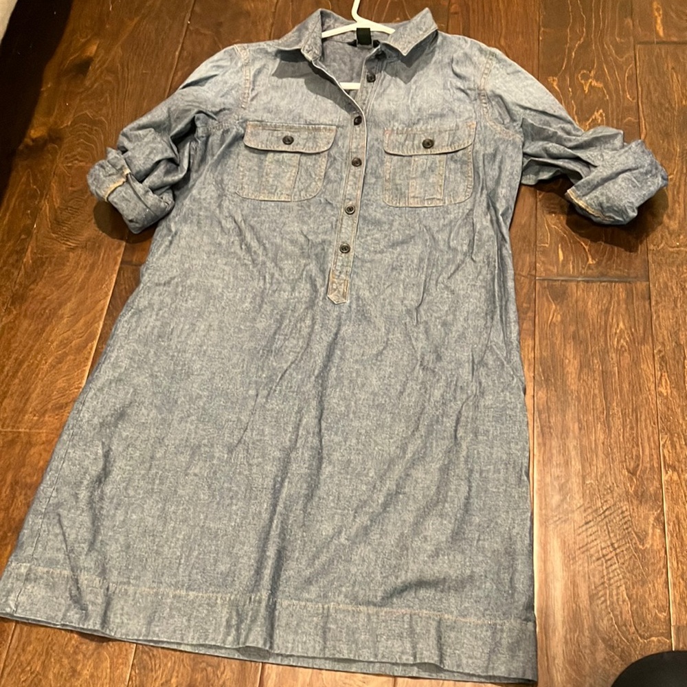 J. Crew denim dress (sz2)